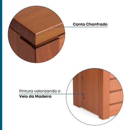 Imagem de Baú de Madeira Maciça Madma