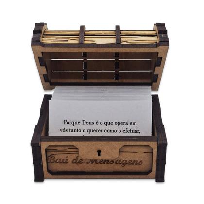 Imagem de Baú de Mensagens Aconselhamentos de Deus 64 Cartas