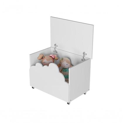 Imagem de Baú Infantil Formato Nuvem  Organização Com Charme No Quarto