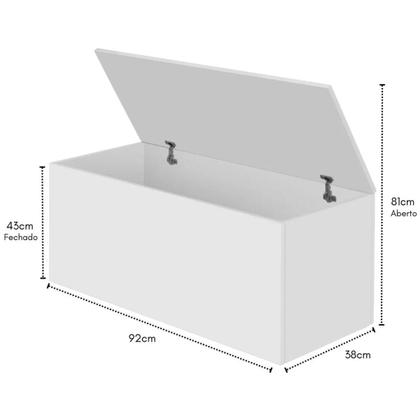 Imagem de Bau Infantil para brinquedos e objetos MDF Heróis