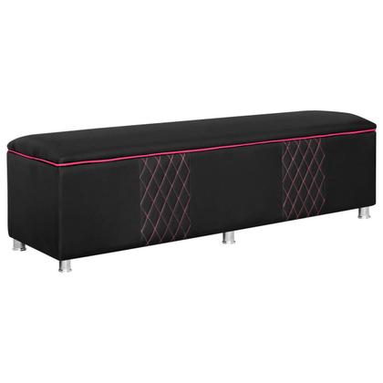 Imagem de Baú Organizador Fighter Para Quarto Gamer 160cm material sintético