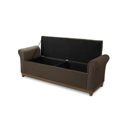 Imagem de Baú Para Quarto Pé de Cama Box King Size Madeira Grécia