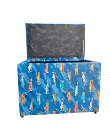 Imagem de Baú Puff caixa organizadora de ambientes carros