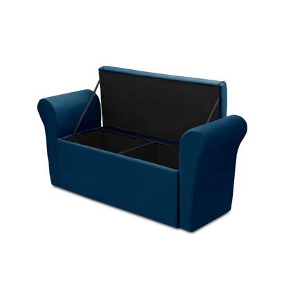 Imagem de Baú Recamier Para Cama Box Quarto Madeira Estofado King