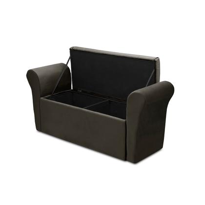 Imagem de Baú Recamier Para Cama Box Quarto Madeira Estofado King