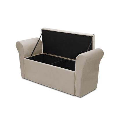 Imagem de Baú Recamier Para Cama Box Quarto Madeira Estofado Solteiro0