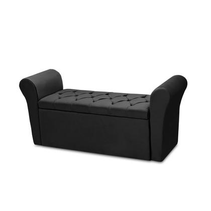 Imagem de Baú Recamier Para Cama Box Quarto Madeira Estofado Solteiro0