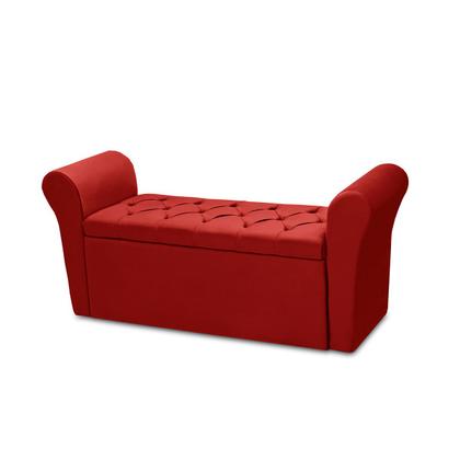 Imagem de Baú Recamier Para Cama Box Quarto Madeira Estofado Solteiro0