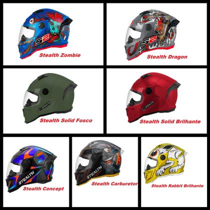 Imagem de Bavete Pro Tork Capacete Stealth Zombie Dragon Concept