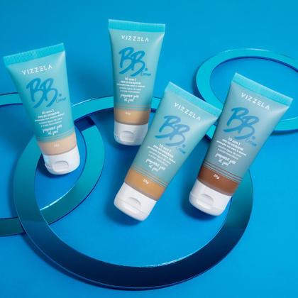 BB Cream Base Com Protetor Solar FPS 30 Vegano Vizzela 35g 10 em 1