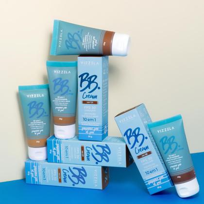 Re:Z BBクリーム　30ml BB Cream Base Com Protetor Solar FPS 30 Vegano Vizzela 35g 10 em 1
