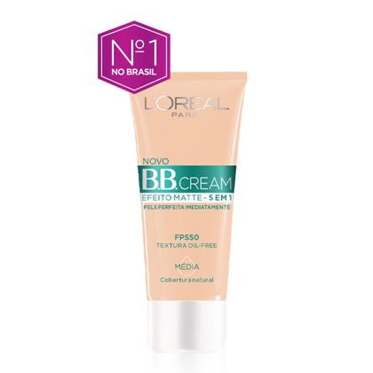 Imagem de BB Cream L'oréal Paris Efeito Matte 5 Em 1 Fps50 30ml