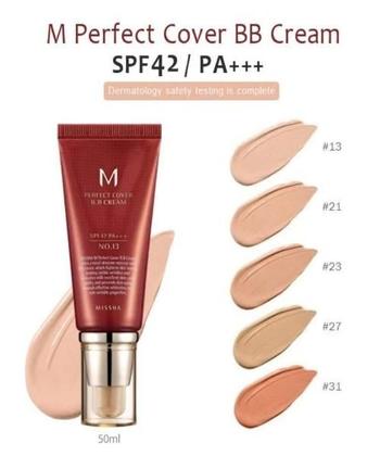 Imagem de Bb Cream Missha Perfect Cover Base FPS42 50ml