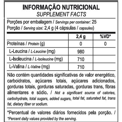 Imagem de Bcaa 2400 Pote Com 100 Cápsulas Max Titanium