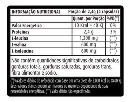 Imagem de BCAA Complex 2400 120 Cápsulas de 600mg - Katiguá Sports - Katigua