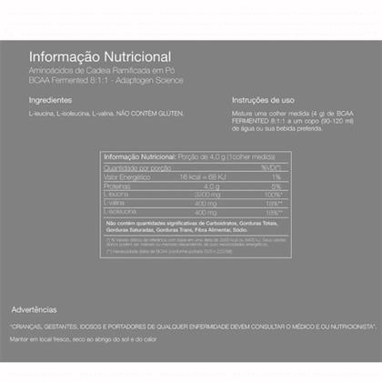 Imagem de Bcaa Fermentado 8:1:1 200g Sem Sabor Adaptogen