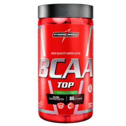 Imagem de Bcaa Top 120 Caps Integralmedica + Luva Caleira Hardcore