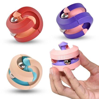 Bead Orbit Ball Cube Fidget Toy Bola Orbital De Gude Gira Spinner Cubo Labirinto Infinito 3D - TIKTOYS Imagem de Bead Orbit Ball Cube Fidget Toy Bola Orbital De Gude Gira Spinner Cubo Labirinto Infinito 3D
