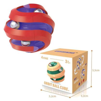 Bead Orbit Ball Cube Fidget Toy Bola Orbital De Gude Gira Spinner Cubo Labirinto Infinito 3D - TIKTOYS Imagem de Bead Orbit Ball Cube Fidget Toy Bola Orbital De Gude Gira Spinner Cubo Labirinto Infinito 3D