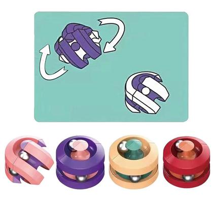 Bead Orbit Ball Cube Fidget Toy Bola Orbital de Gude Gira Spinner Cubo Labirinto Infinito 3D - Tiktoys Imagem de Bead Orbit Ball Cube Fidget Toy Bola Orbital de Gude Gira Spinner Cubo Labirinto Infinito 3D