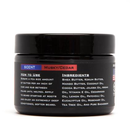 Imagem de Beard Butter Badass Beard Care THE PATRIOT 90ml para homens