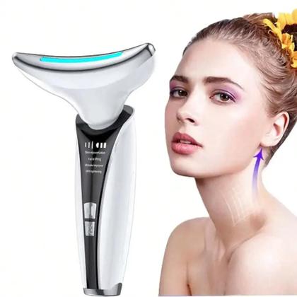 Imagem de Beautificador Facial E De Pescoço Portátil Com Terapia De Luz LED Para Mulheres, Ferramenta De