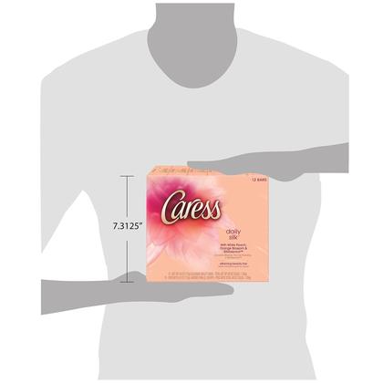 Imagem de Beauty Bar Caress Daily Silk 113 g, 12 barras, pacote com 2