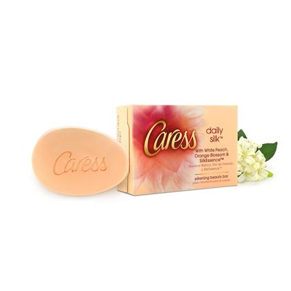 Imagem de Beauty Bar Caress Daily Silk 113 g, 12 barras, pacote com 2