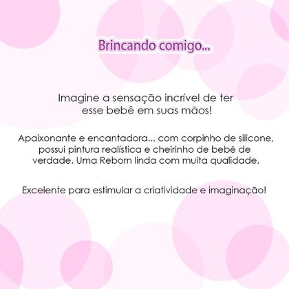 Imagem de Bebe Boneca Reborn Girafa Silicone Realista Barata 15 Itens