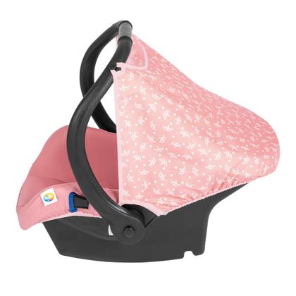 Imagem de Bebê Conforto Cadeirinha De Carro Para Recém Nascido Até 13kg Solare Tutti Baby Com Porta Objeto Rosa