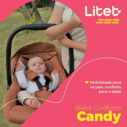 Bebê Conforto Candy 0-13 Kgs Cinza Titanium Litet - BB478