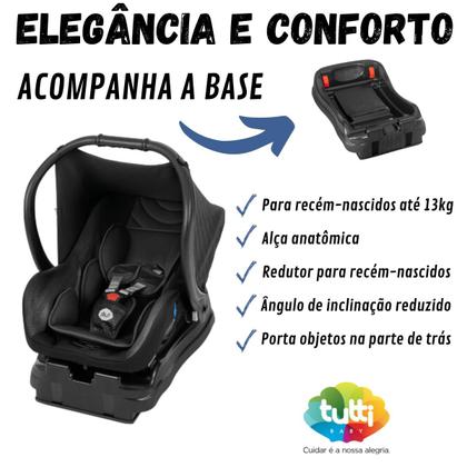 Imagem de Bebê Conforto com base, Cadeirinha cadeira de Carro Black