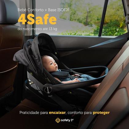 Imagem de Bebê Conforto com Base Veicular Isofix 4Safe Safety 1St Grey