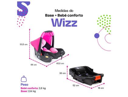 Imagem de Bebê Conforto com Base Wizz Cosco Kids Rosa 0-13 kg