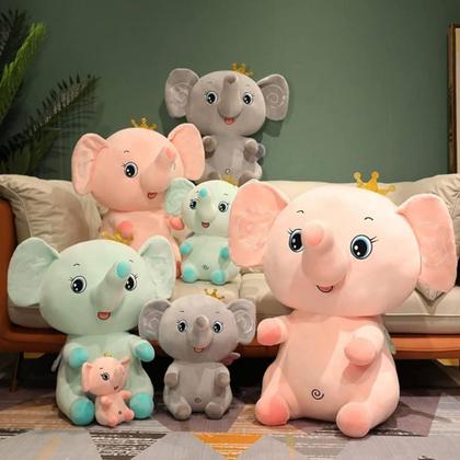 Imagem de Bebê Elefante com Asas super fofo Antialérgicos 30cm Brinquedo