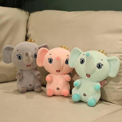 Imagem de Bebê Elefante com Asas super fofo Antialérgicos 30cm Brinquedo