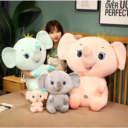 Imagem de Bebê Elefante com Asas super fofo Antialérgicos 30cm Brinquedo