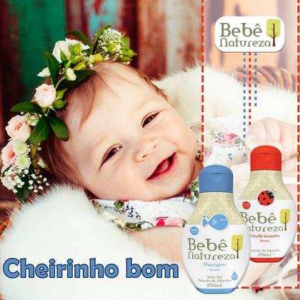Imagem de Bebê Natureza Kit Shampoo Suave Sem Lágrimas Condicionador Colônia Suave 30ml Hipoalergênico