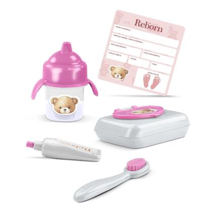 Imagem de Bebê Reborn Baby Boneca Cabelos Ruivos Com Enxoval Completo