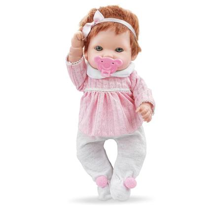 Imagem de Bebê Reborn Baby Boneca Cabelos Ruivos Com Enxoval Completo