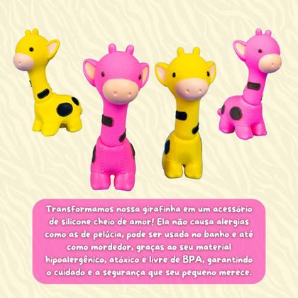 Imagem de Bebê Reborn Boneca Girafinha Realista Silicone Menina Boneca Pode dar Banho