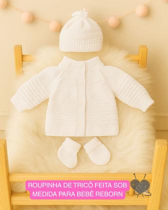 Imagem de Bebê reborn boneca menina realista silicone olhos fechados loira + acessorios BR