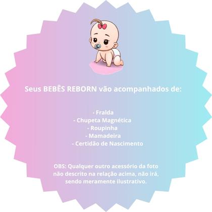 Imagem de Bebê Reborn Boneca Realista Mayze Gêmeos Stitch E Angel