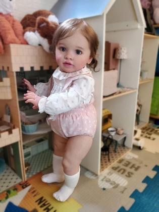 Imagem de Bebê Reborn Boneca Toddler Girl, 65 cm