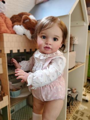 Imagem de Bebê Reborn Boneca Toddler Girl, 65 cm