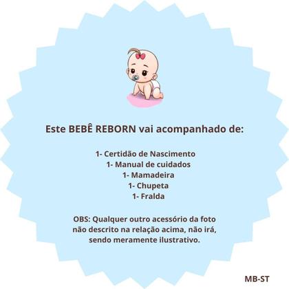 Imagem de Bebê Reborn Boneco Menino Original Realista de Silicone Pode Dar Banho