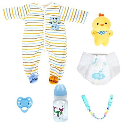 Imagem de Bebê Reborn Boneco Menino Realista Brastoy Corpo Silicone Pode Dar Banho Roupa Chupeta Mamadeira e Pelúcia Acessórios Completos