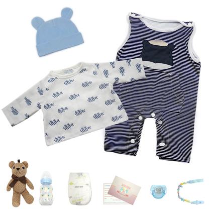 Imagem de Bebê Reborn Boneco Realista Brastoy 48cm Silicone Kit Conjunto de Roupa Chupeta Mamadeira e Pelúcia Original