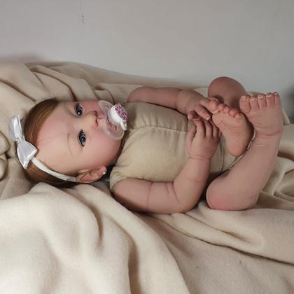 Imagem de Bebê Reborn Killyn, Enxoval, Boneca, Corpo De Tecido, Barato