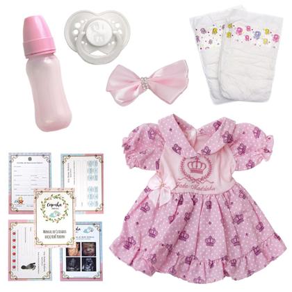 Imagem de Bebe Reborn Loira Realista Grande 100% Silicone Banho